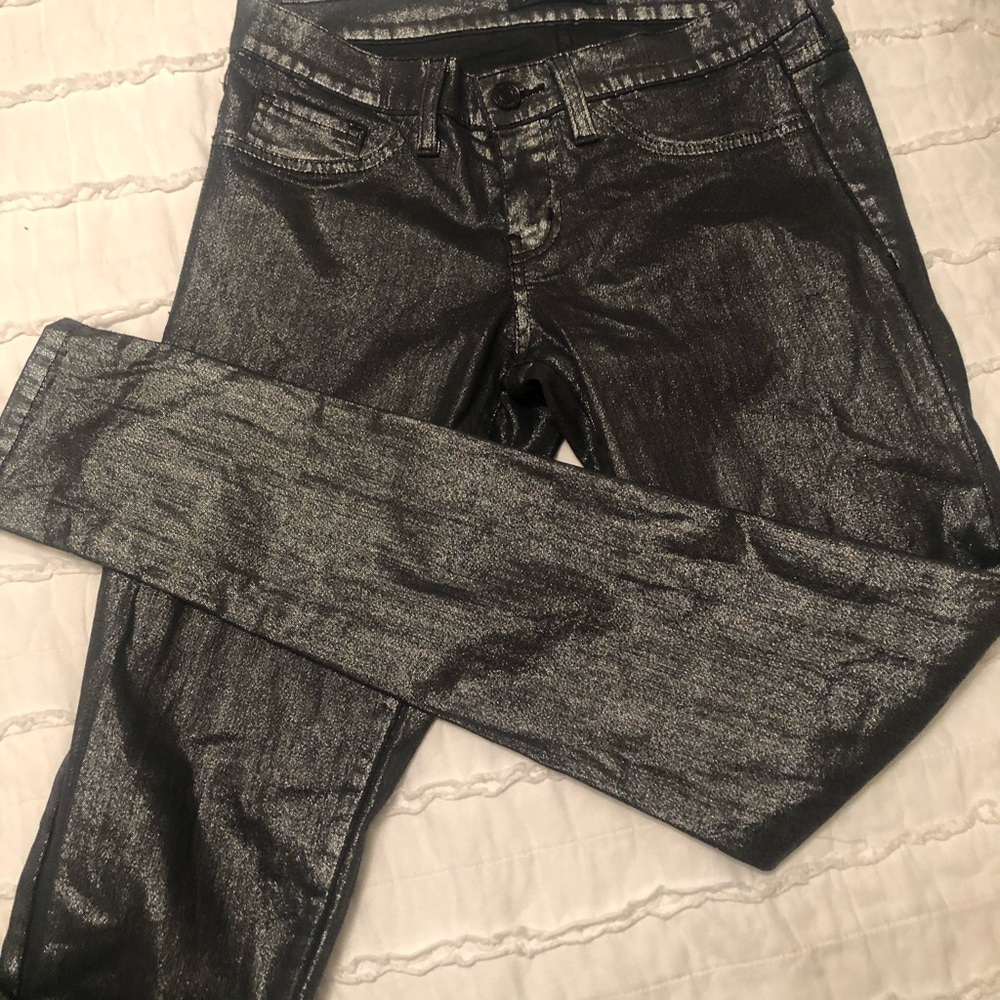 Flying Monkey silver/black iridescent jeans